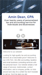 Mobile Screenshot of amindeancpa.com